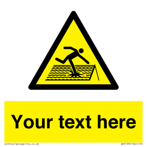 Custom Figure on Roof Sign